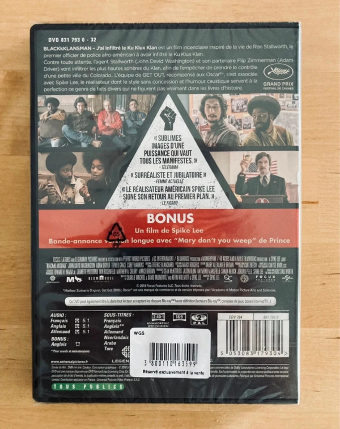 DVD BlacKkKlansman van Spike Lee. – photo 2